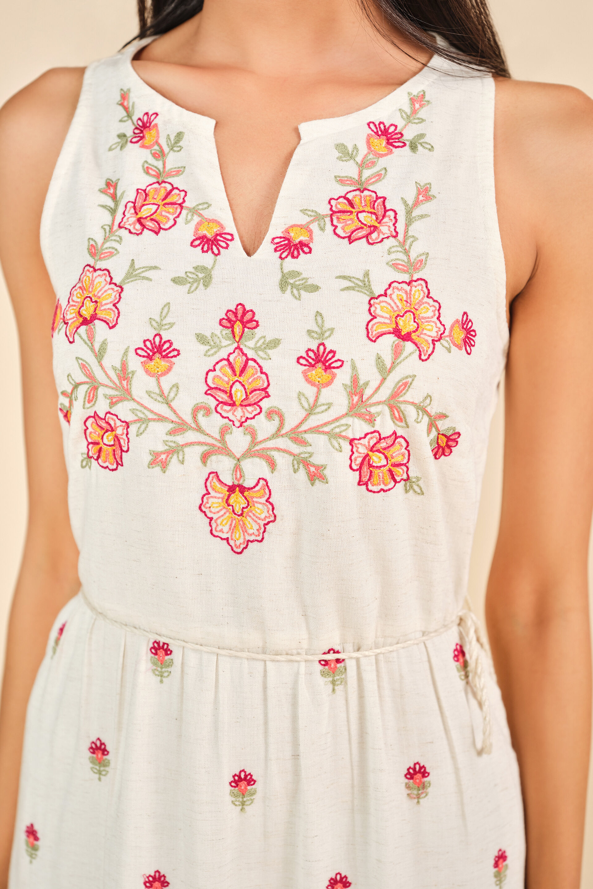 Nayaab Noor Maxi Dress, Off White, image 4